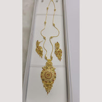 Pari Art Jewellery Antique Finish Traditional Necklace Set