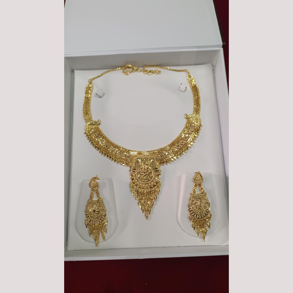 Pari Art Jewellery Forming Floral Design Necklace Set