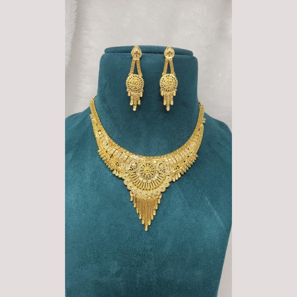 Pari Art Jewellery Designer Royal Look Forming Jewellery Necklace Set