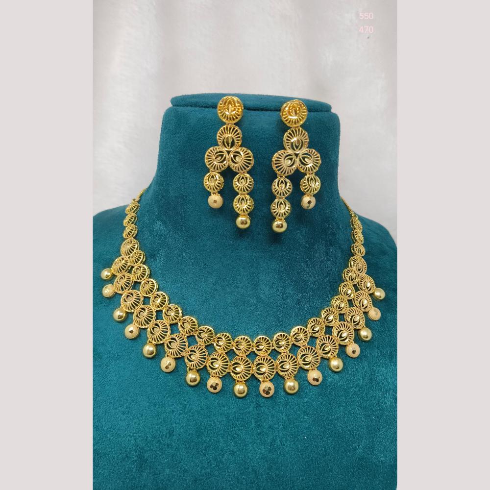 Pari Art Luxury Look Dubai Style Forming Necklace Set