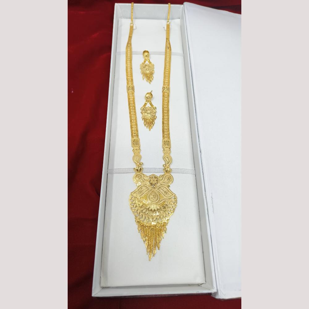 Pari Art Jewellery Elegant Designer Forming Long Necklace Set