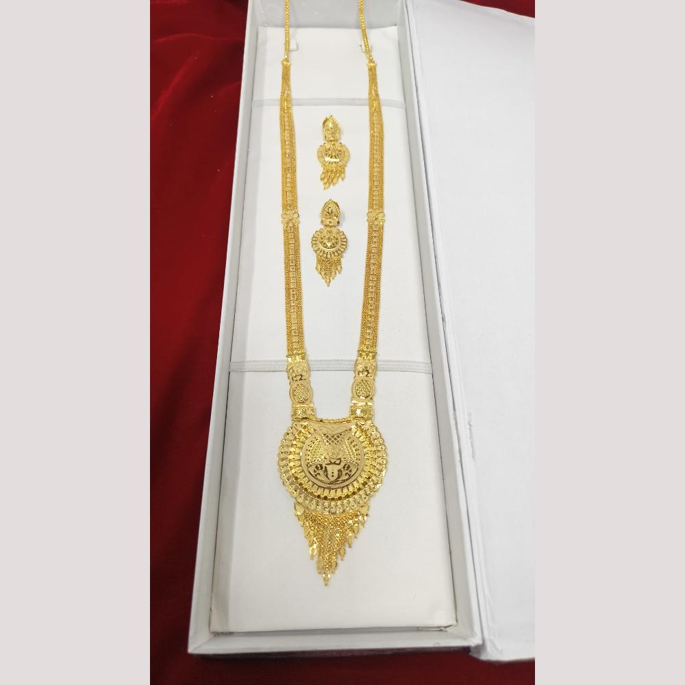 Pari Art Jewellery Elegant Designer Forming Long Necklace Set