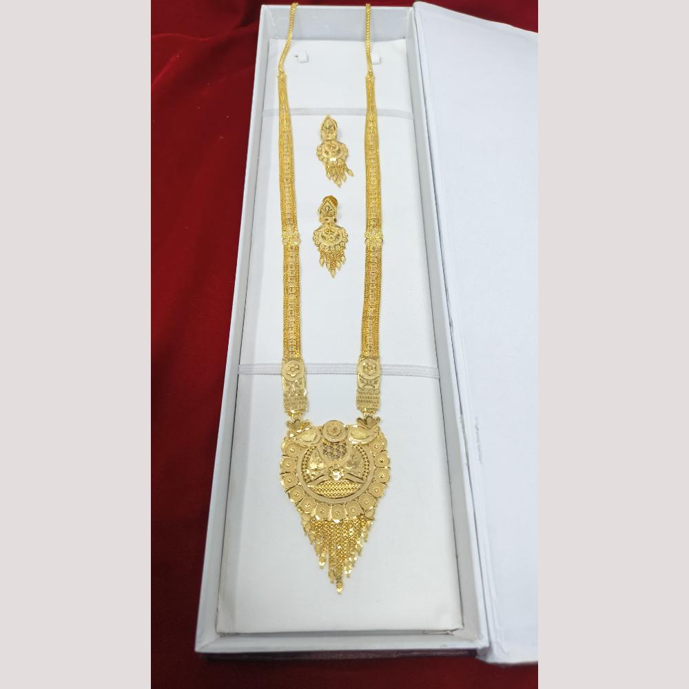 Pari Art Jewellery Elegant Designer Forming Long Necklace Set