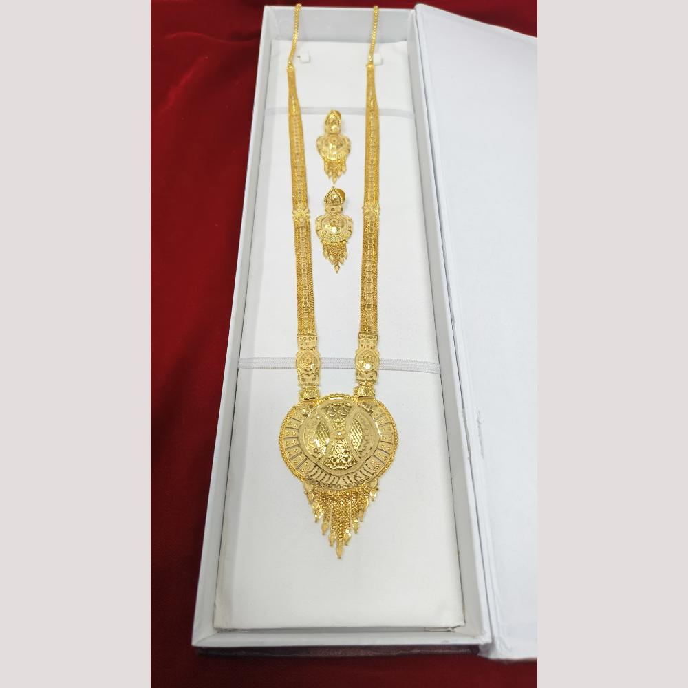 Pari Art Jewellery Elegant Designer Forming Long Necklace Set