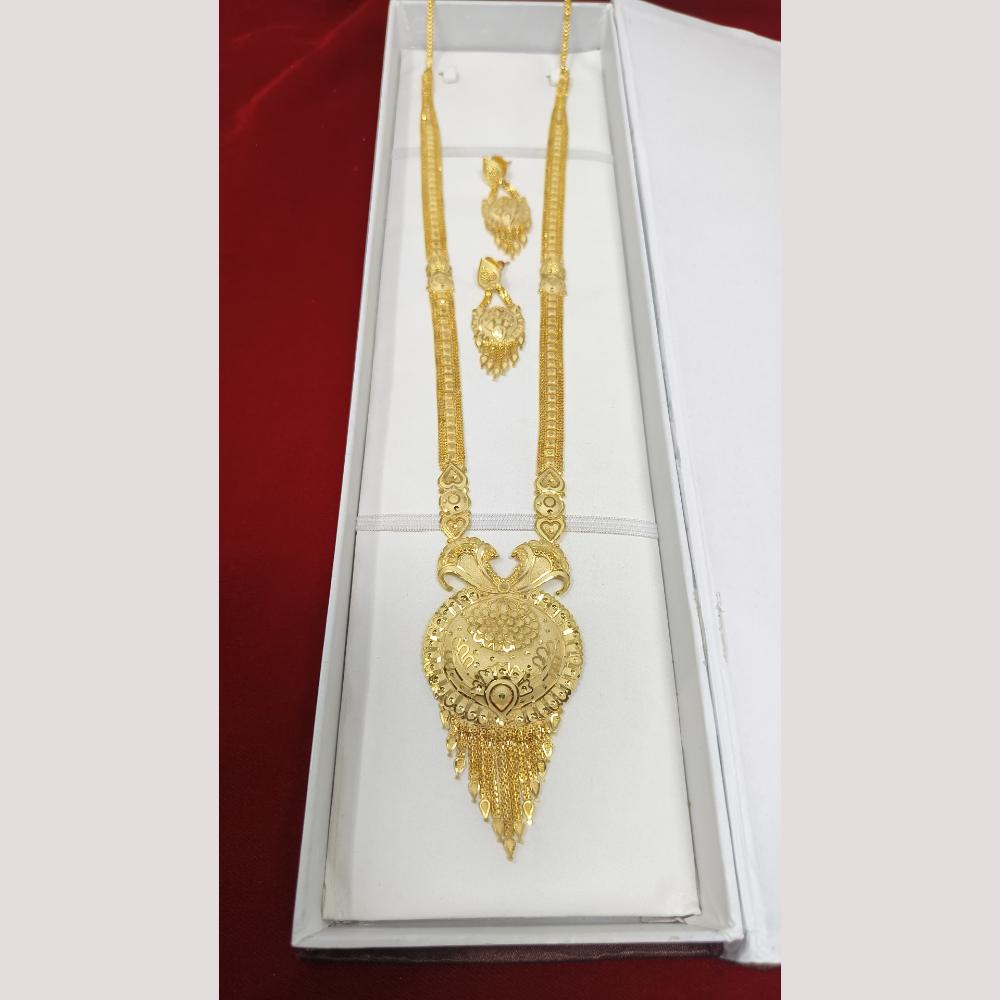 Pari Art Jewellery Elegant Designer Forming Long Necklace Set
