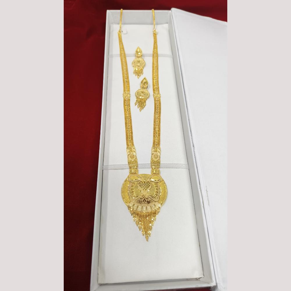 Pari Art Jewellery Elegant Designer Forming Long Necklace Set