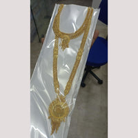 Pari Art Heavy Look Forming Long And Short Double Layer Necklace Set 