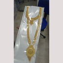 Pari Art Heavy Look Forming Long And Short Double Layer Necklace Set 