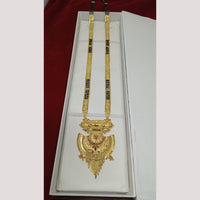 Pari Art Elegant Black Bead Forming Mangalsutra