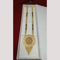 Pari Art Elegant Black Bead Forming Mangalsutra