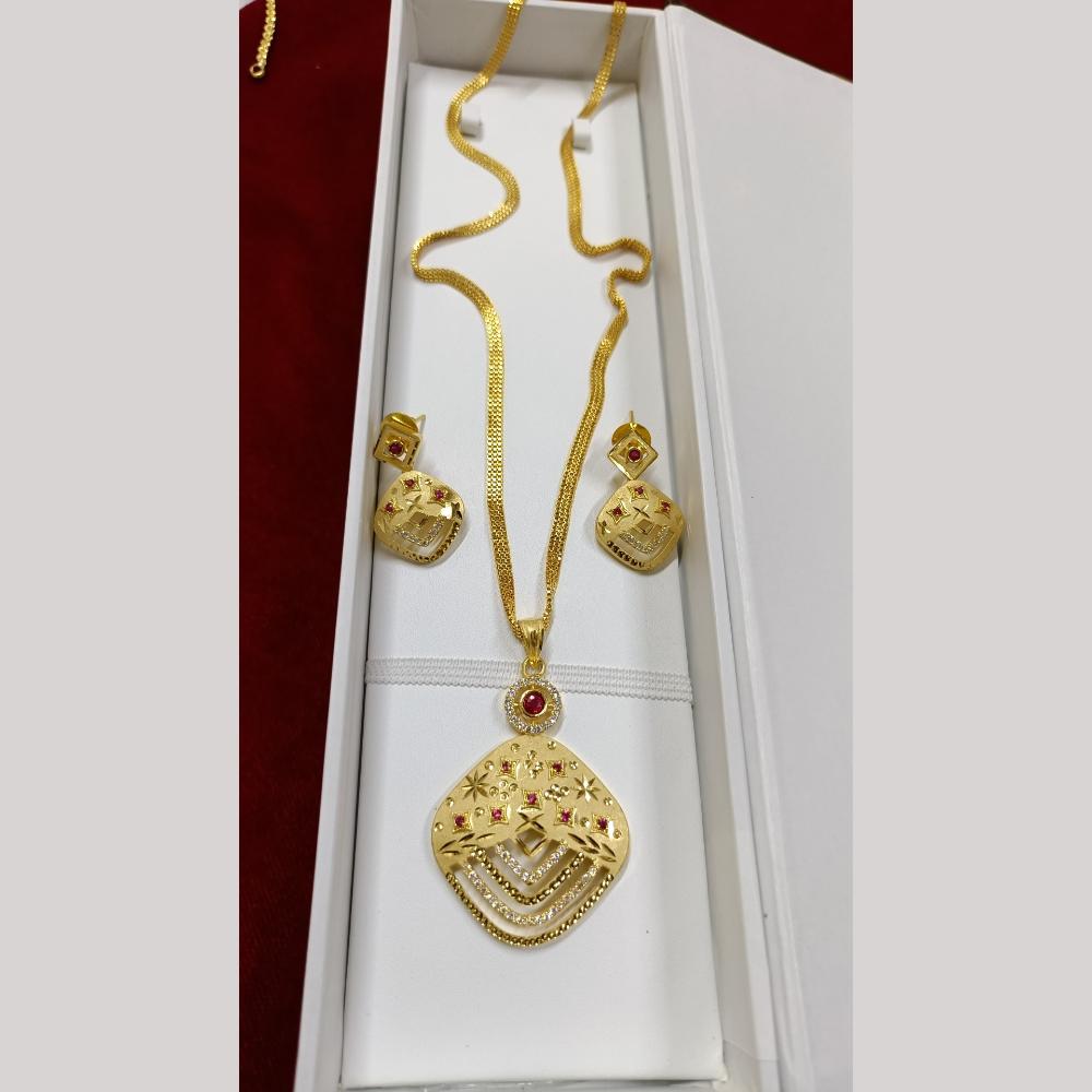 Pari Art Jewellery Forming Chain Pendant Set