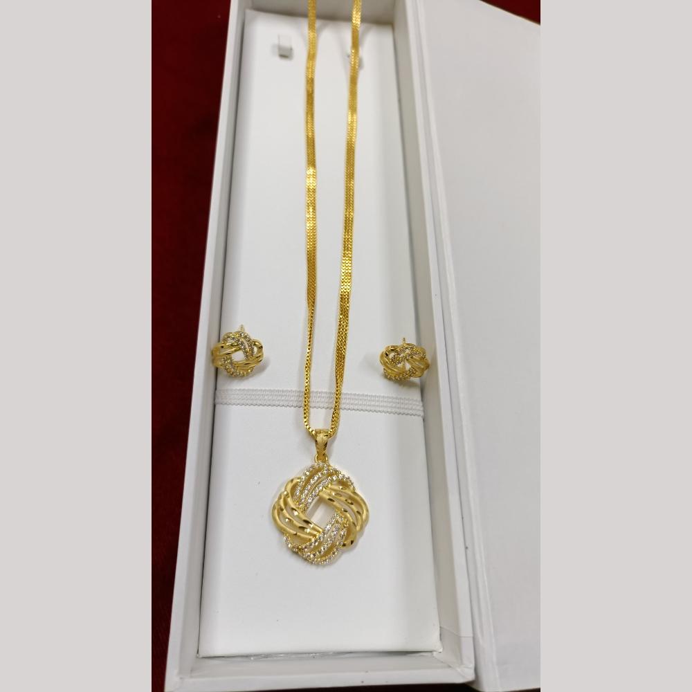 Pari Art Jewellery Forming Chain Pendant Set