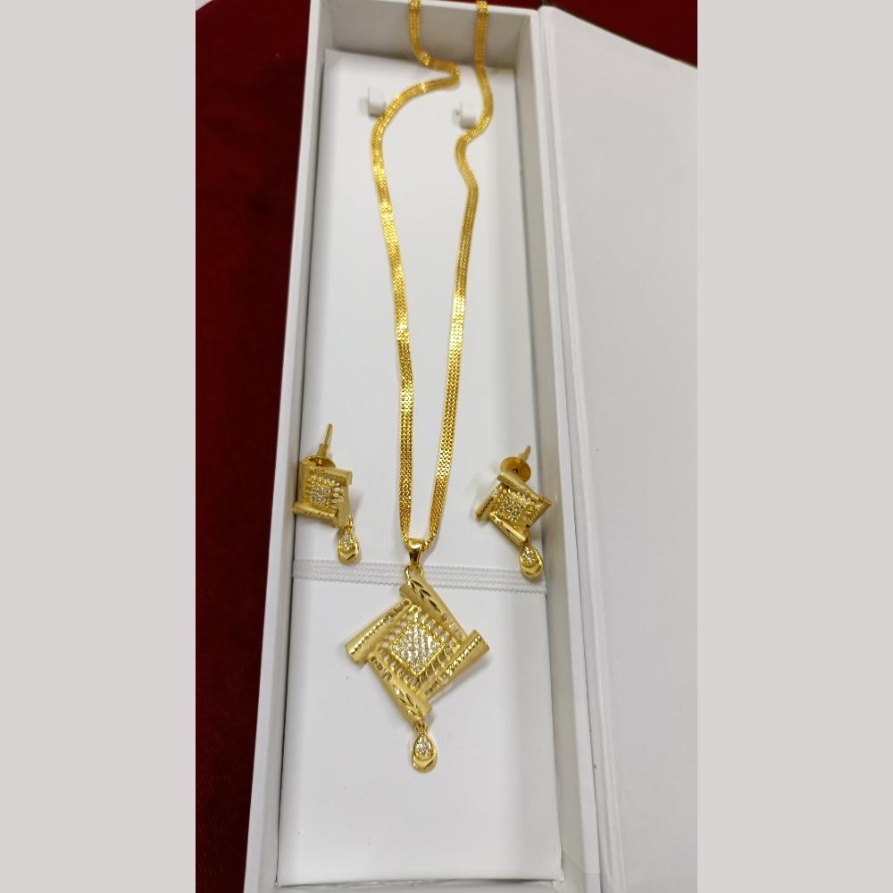Pari Art Jewellery Forming Chain Pendant Set
