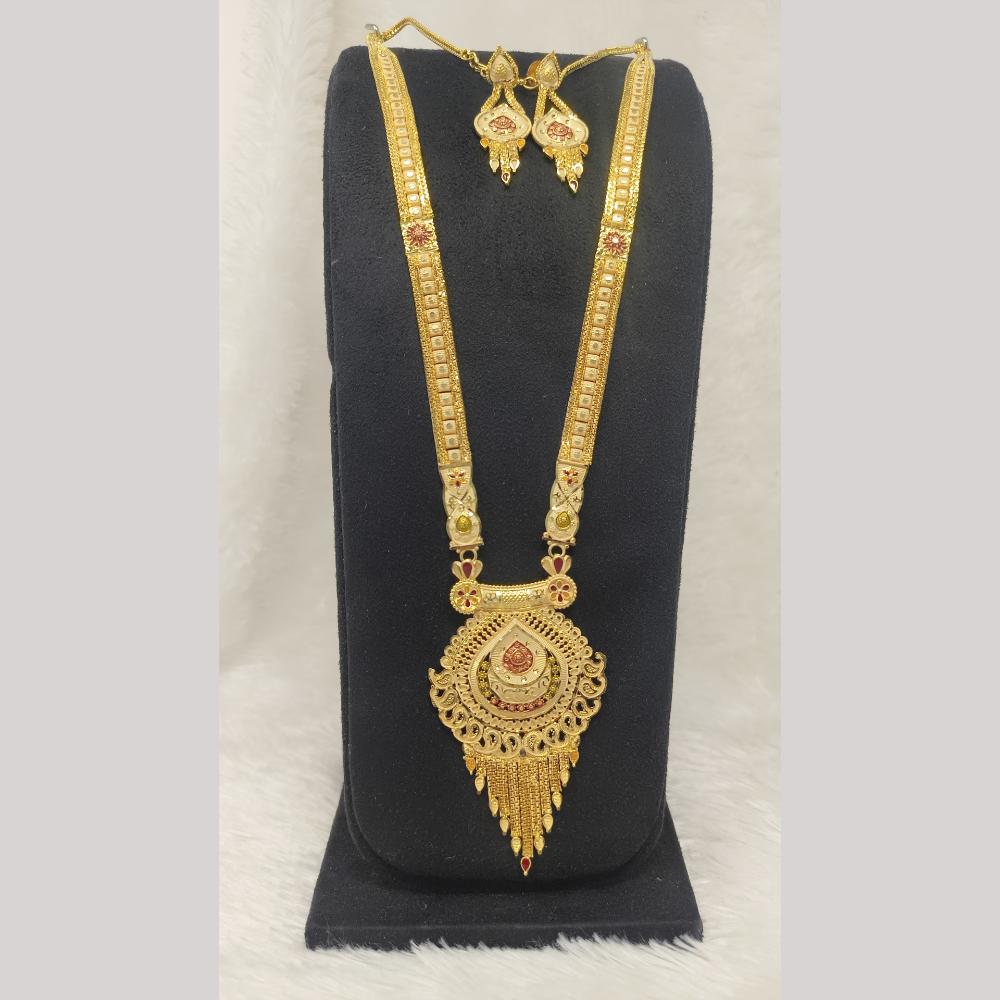 Pari Art Jewellery Designer Forming Motif Jewellery Long Necklace Set
