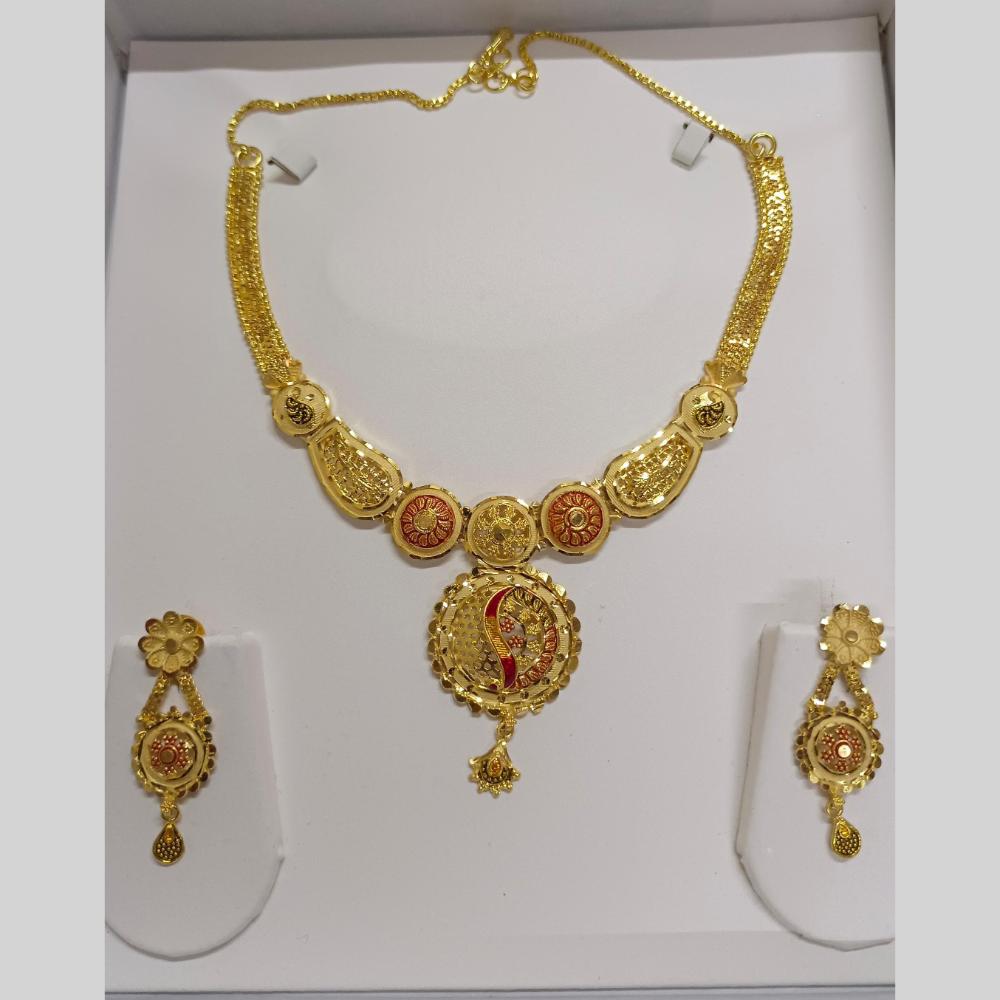 Pari Art Jewellery Royal Rivaaz Meenakari Necklace Set