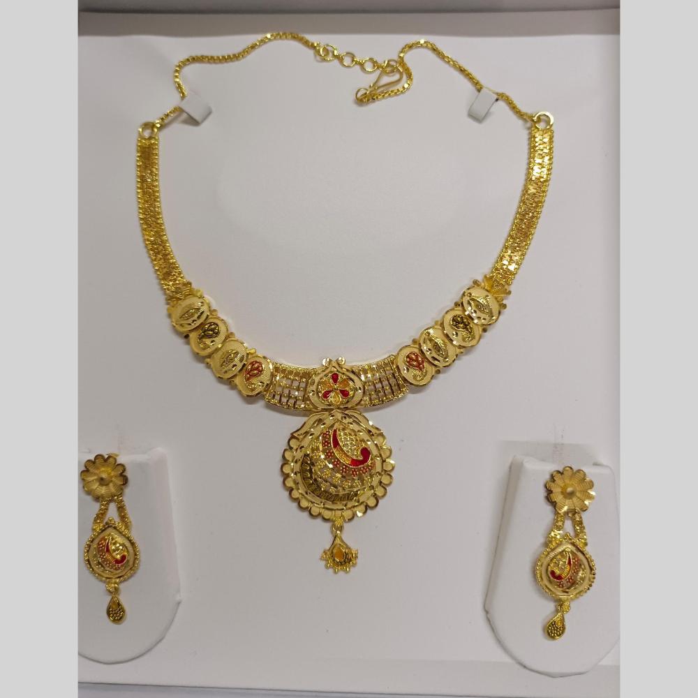 Pari Art Jewellery Royal Rivaaz Meenakari Necklace Set