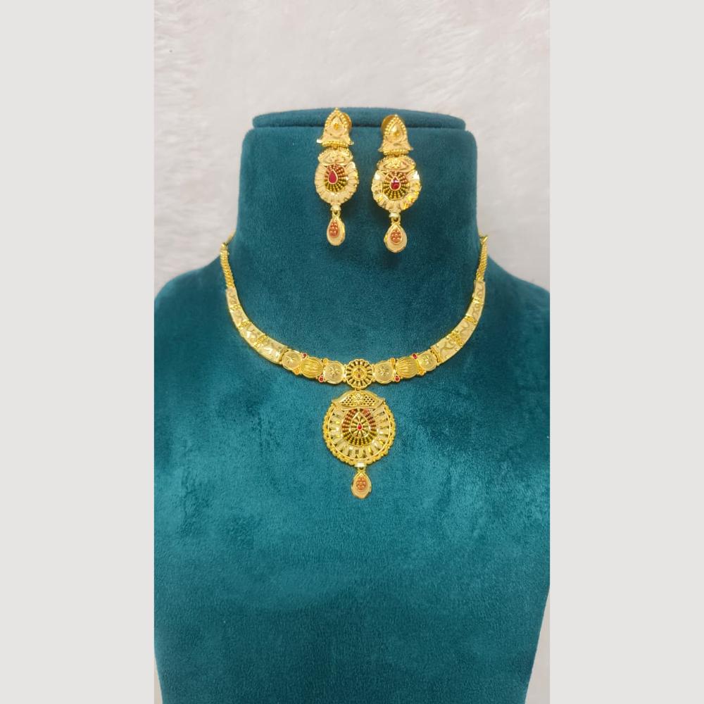 Pari Art Jewellery Trending Forming Necklace Set
