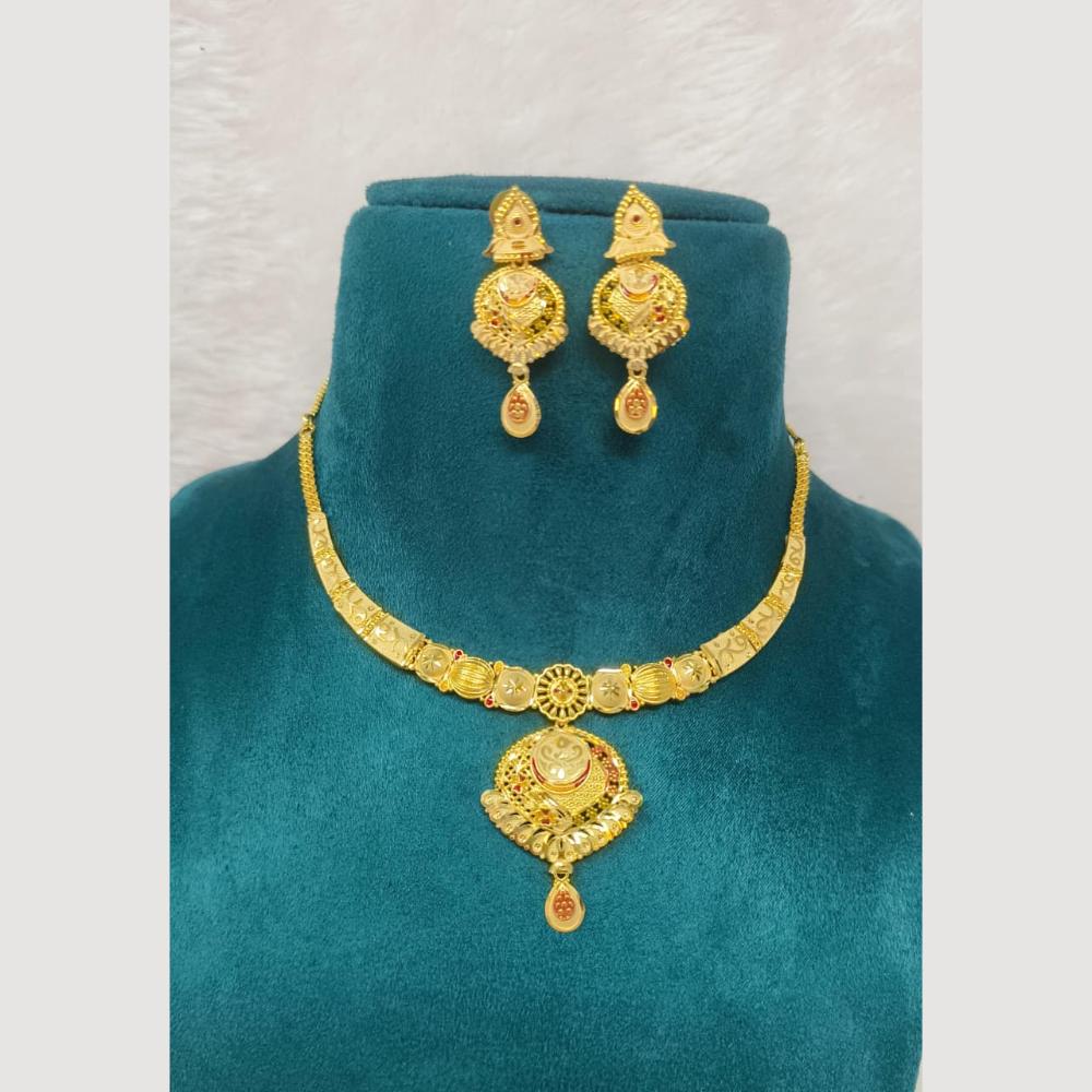 Pari Art Jewellery Trending Forming Necklace Set