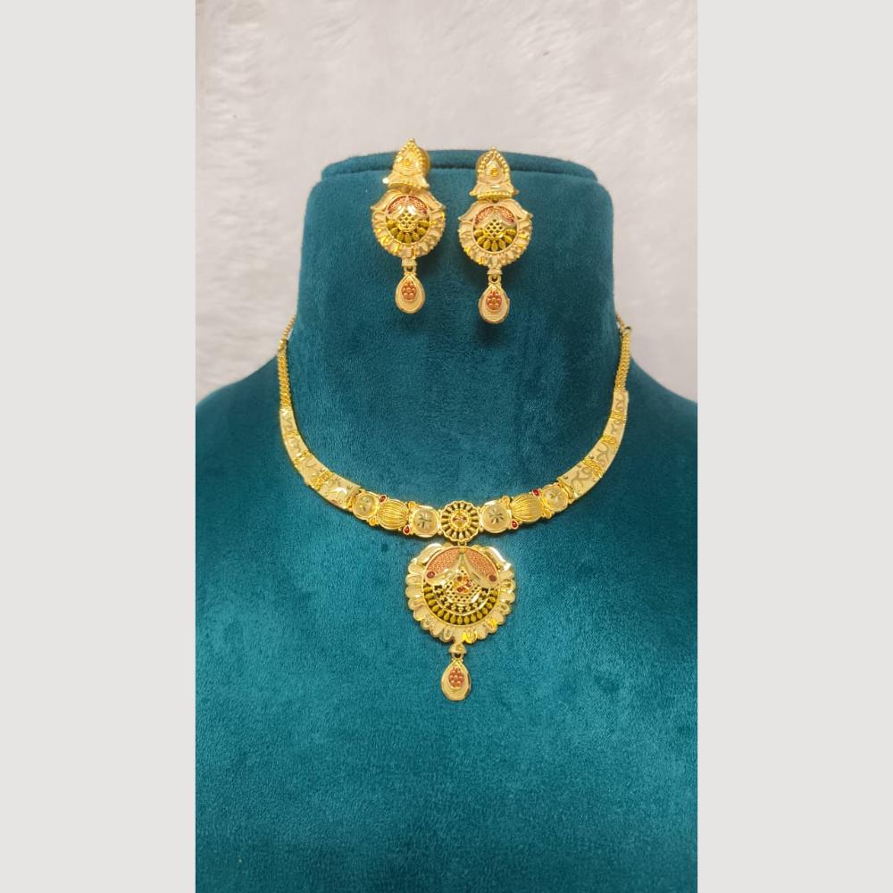 Pari Art Jewellery Trending Forming Necklace Set