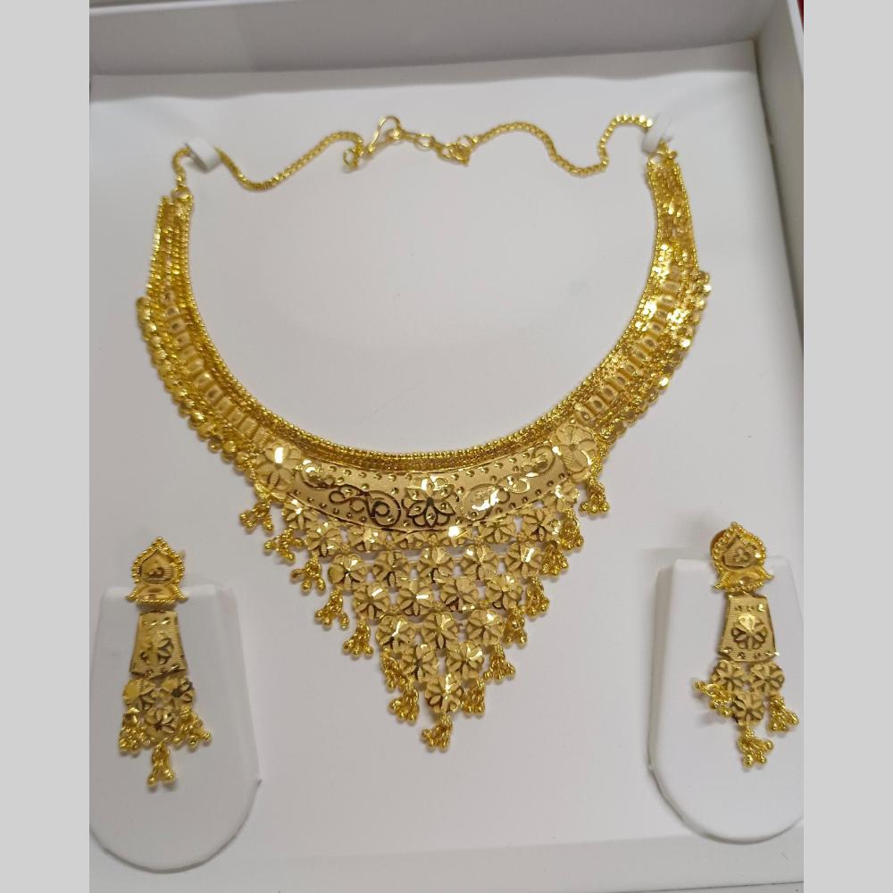 Pari Art Jewellery Luxurious Forming Heavy Necklace Set