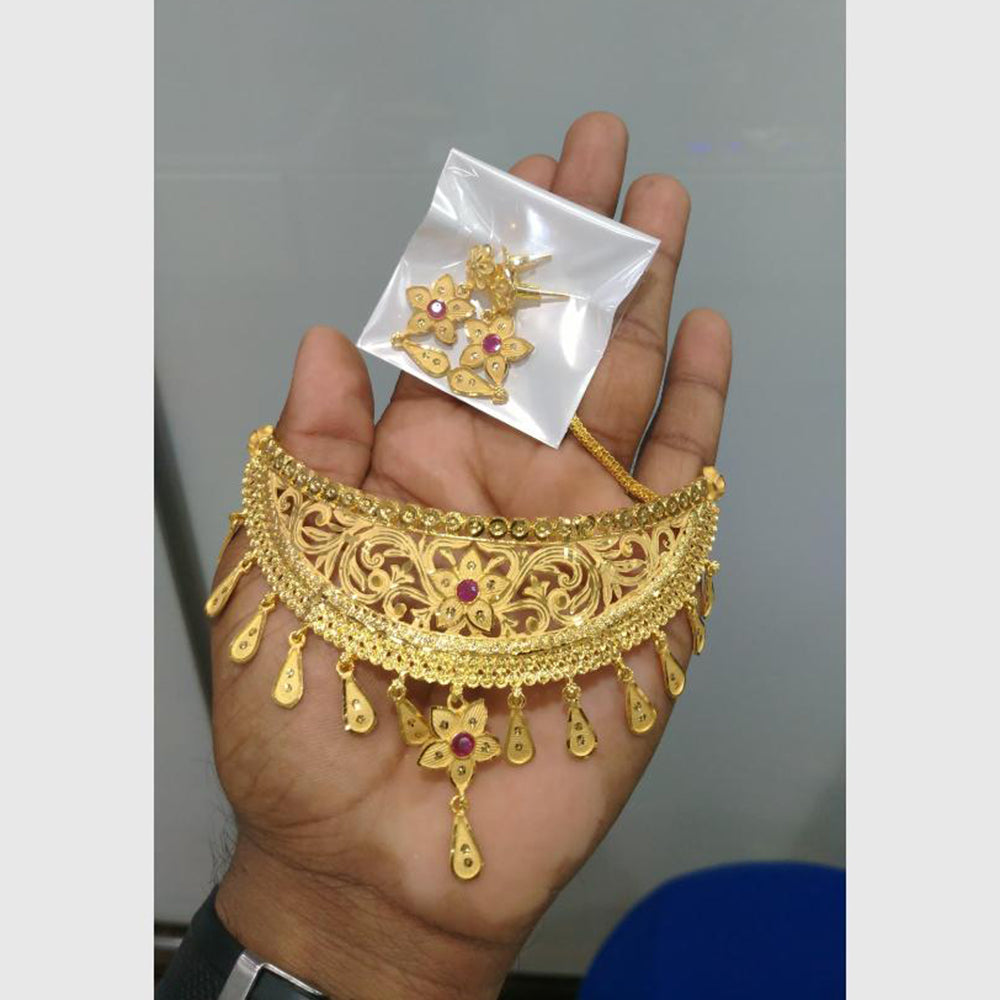 Pari Art Jewellery Trending Forming Stylish Necklace Set