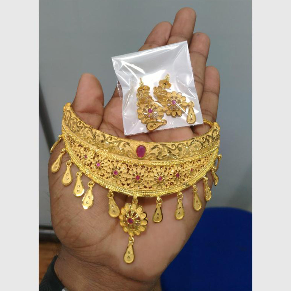 Pari Art Jewellery Trending Forming Stylish Necklace Set