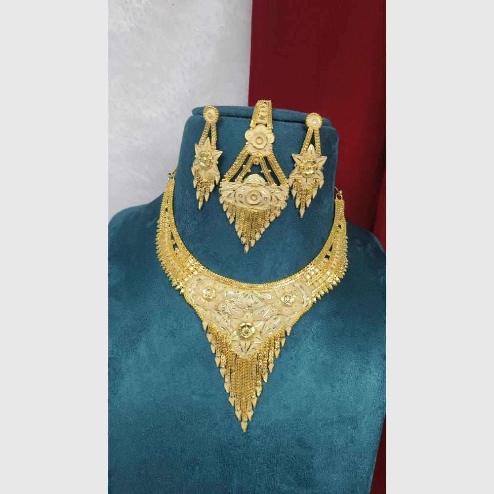 Pari Art Jewellery Trending Forming Stylish Necklace Set