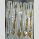 Pari Art Jewellery Delicate Traditional Forming with Black Beads Mangalsutra (1 Piece Only)