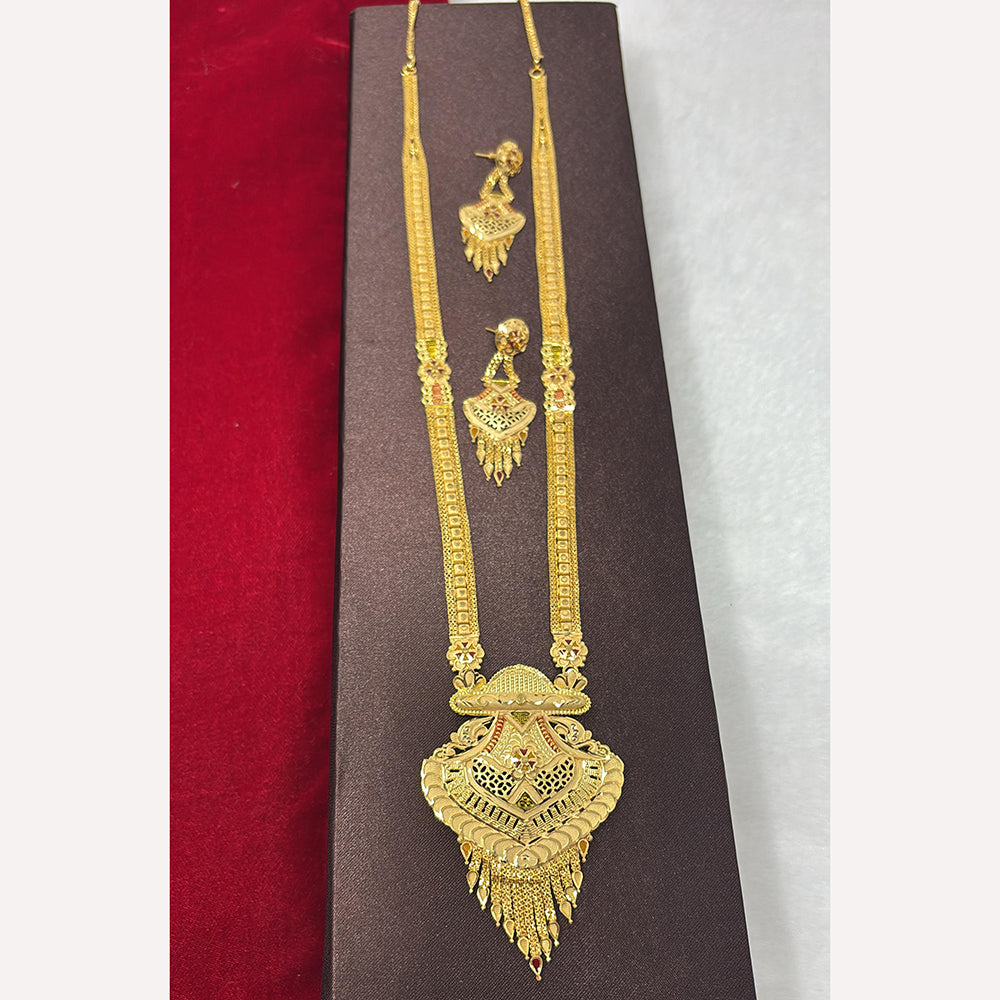 Pari Art Jewellery Trending Forming Elegance Long Necklace Set