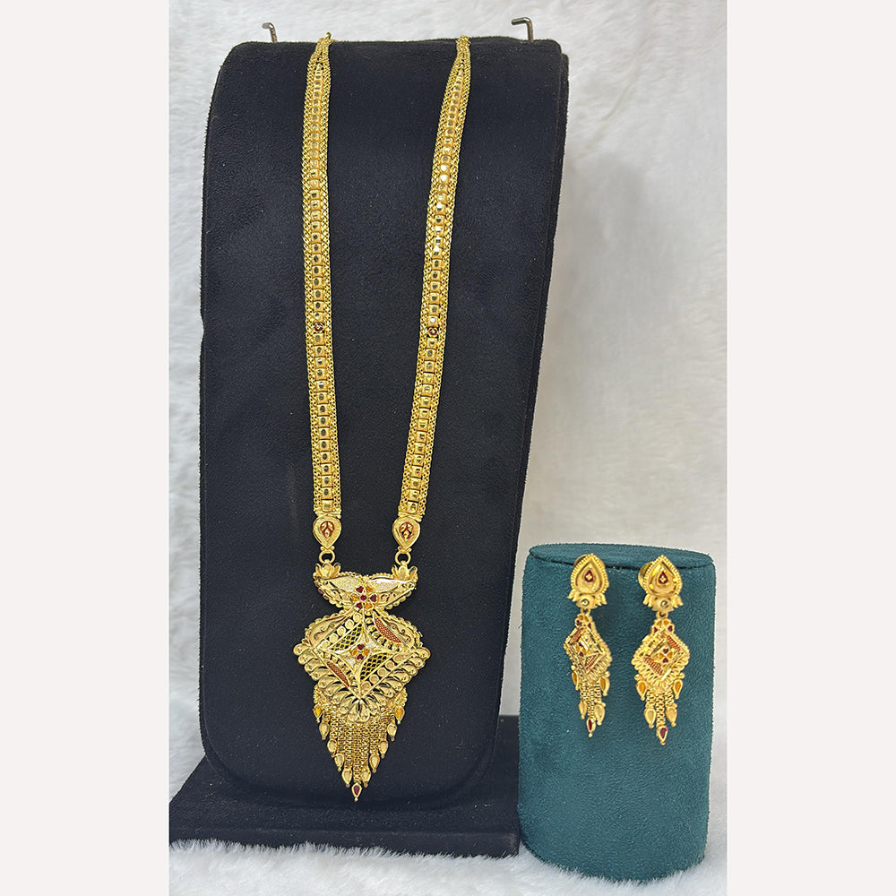 Pari Art Jewellery Trending Forming Elegance Long Necklace Set