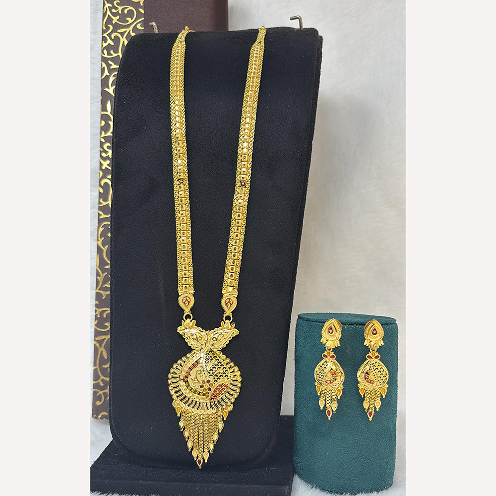 Pari Art Jewellery Trending Forming Elegance Long Necklace Set