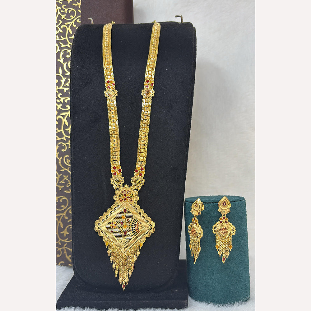 Pari Art Jewellery Trending Forming Elegance Long Necklace Set