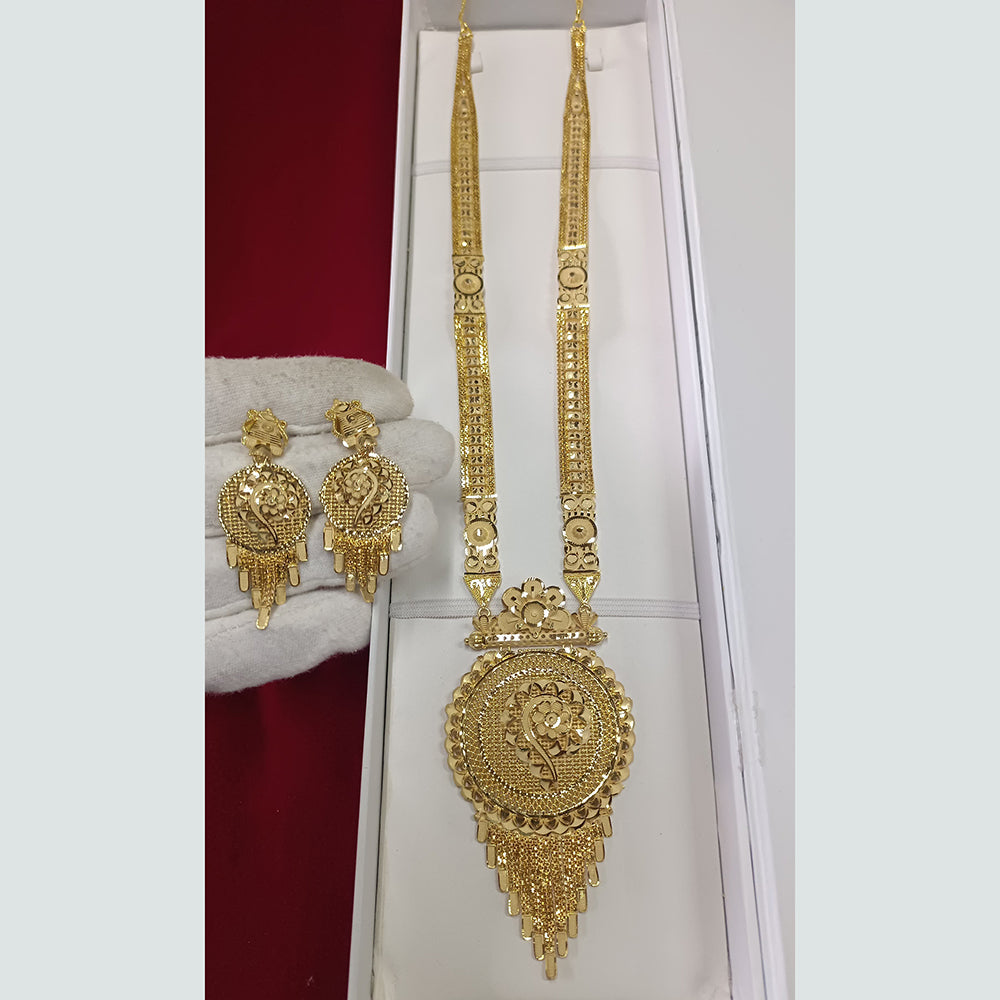 Pari Art Jewellery Trending Forming Elegance Long Necklace Set