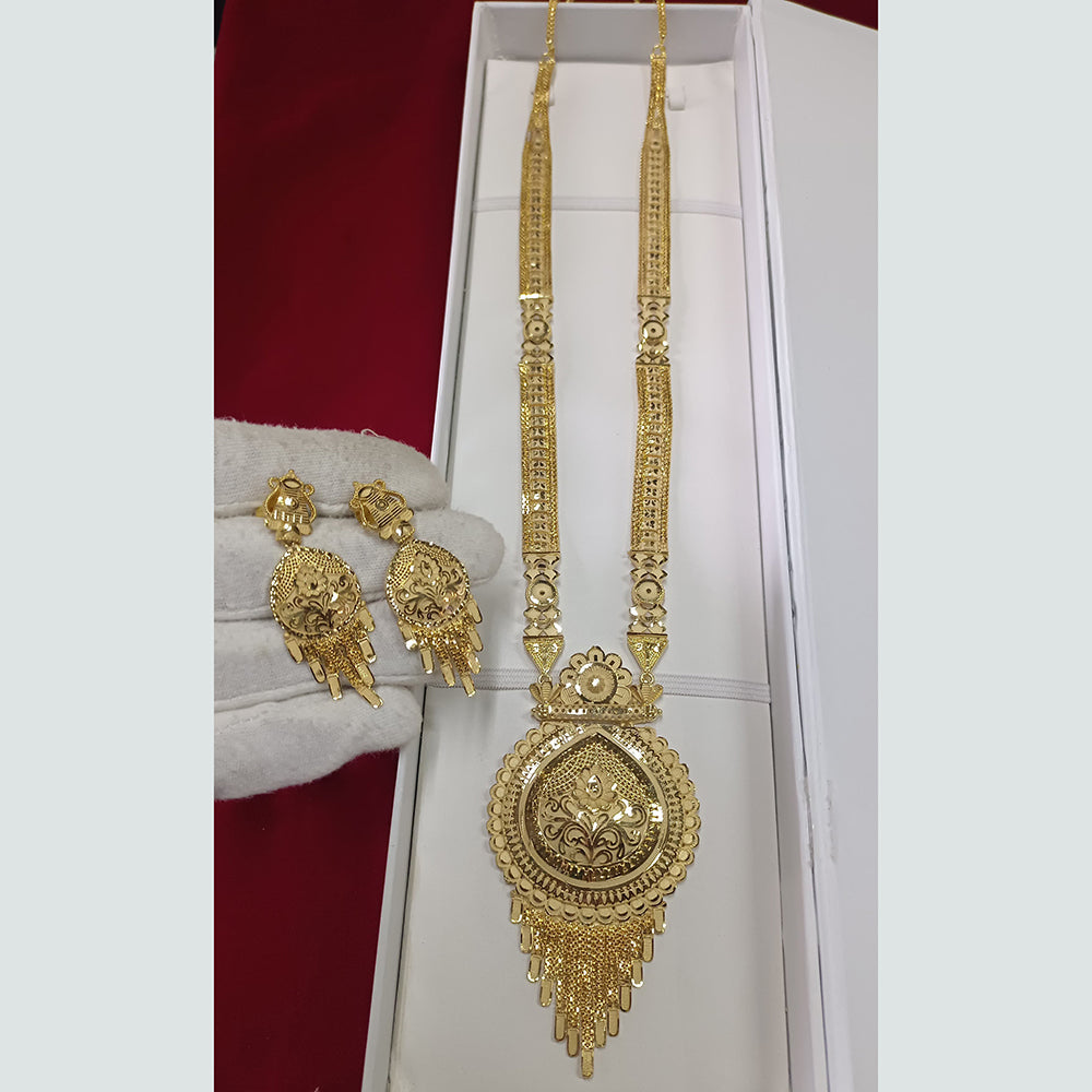 Pari Art Jewellery Trending Forming Elegance Long Necklace Set