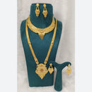 Pari Art Jewellery Royal Forming Double Necklace Jewellery Set