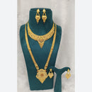 Pari Art Jewellery Royal Forming Double Necklace Jewellery Set