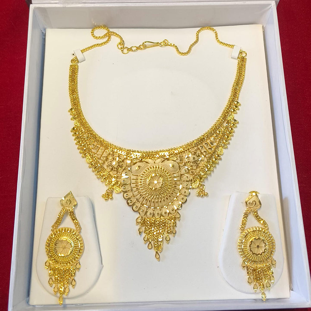 Pari Art Jewellery Forming Luxurious Floral Designer Jewellery Necklace Set