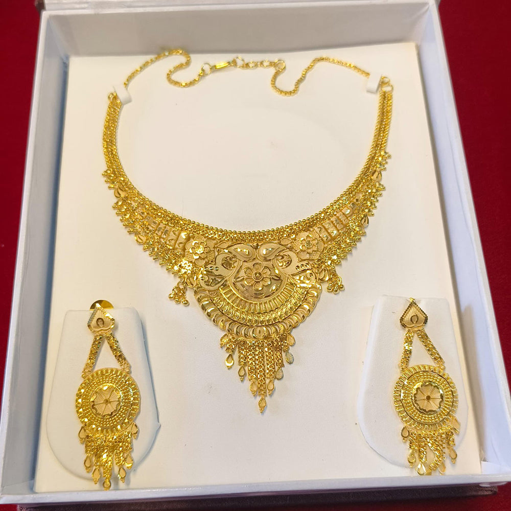 Pari Art Jewellery Forming Luxurious Floral Designer Jewellery Necklace Set