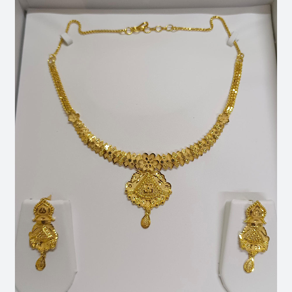 Pari Art Jewellery Forming Luxurious Floral Designer Jewellery Necklace Set