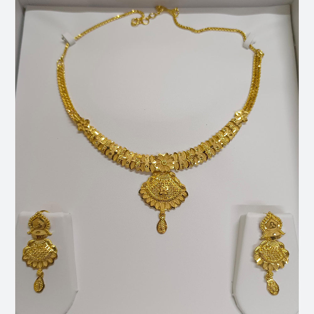 Pari Art Jewellery Forming Luxurious Floral Designer Jewellery Necklace Set