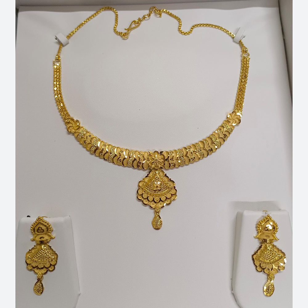 Pari Art Jewellery Forming Luxurious Floral Designer Jewellery Necklace Set