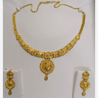 Pari Art Jewellery Forming Luxurious Floral Designer Jewellery Necklace Set 