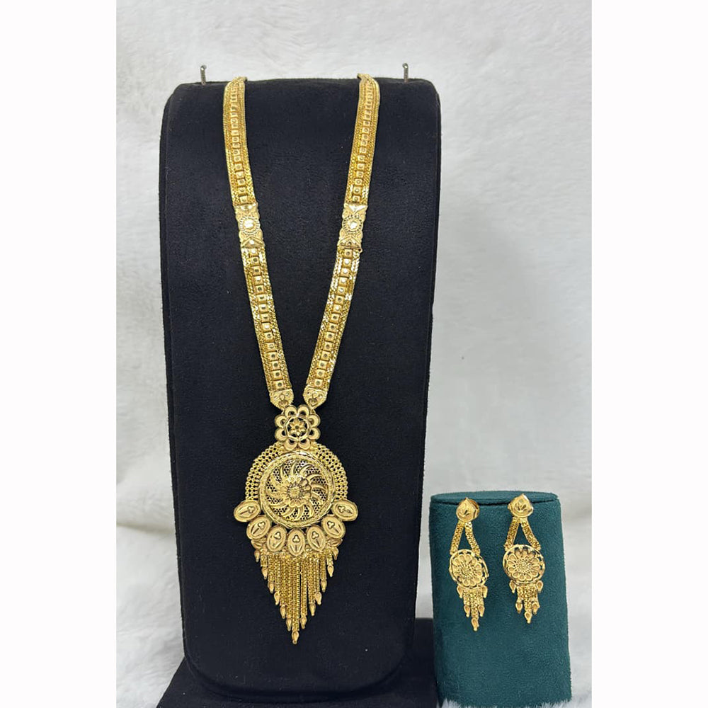 Pari Art Jewellery Forming Luxurious Jewellery Long Necklace Set