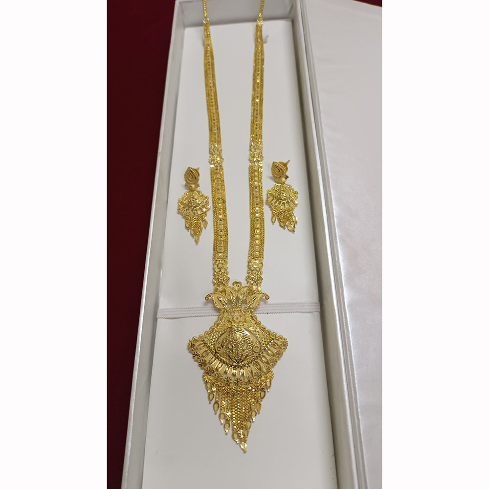 Pari Art Jewellery Forming Luxurious Jewellery Long Necklace Set