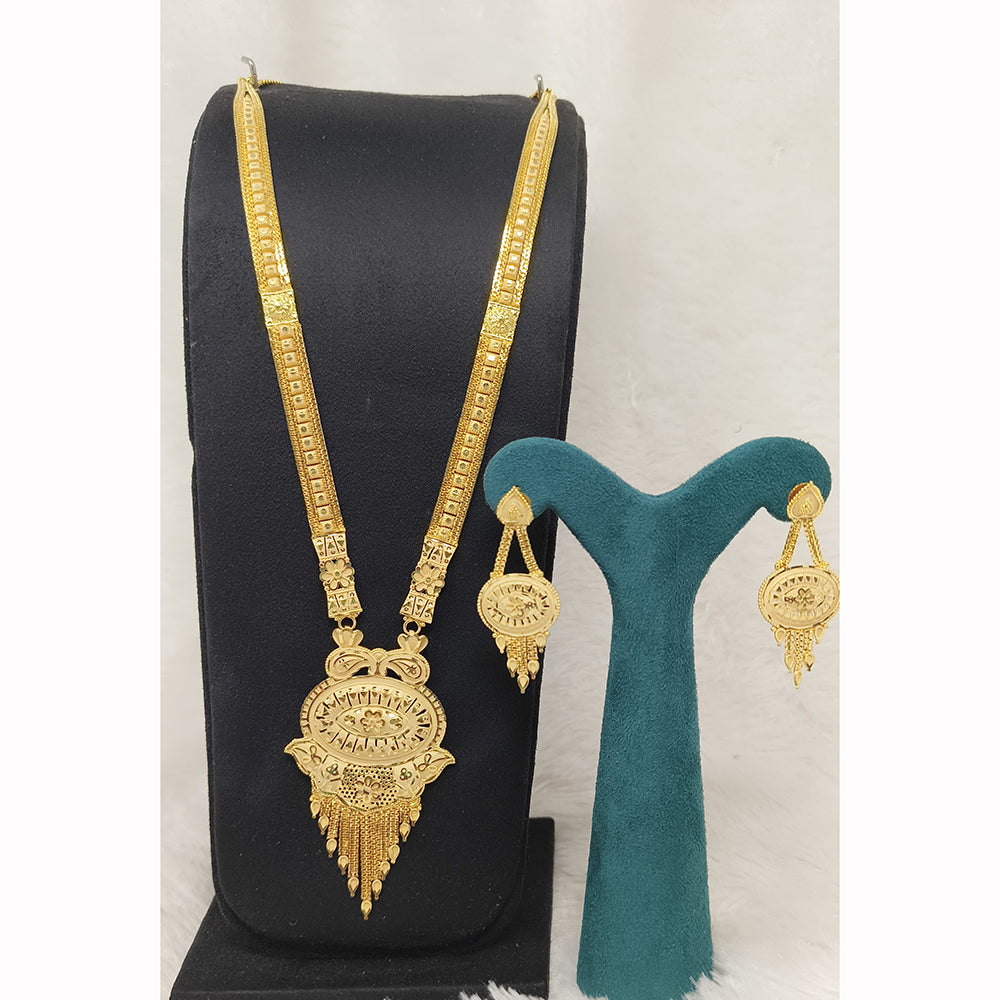 Pari Art Jewellery Forming Luxurious Jewellery Long Necklace Set