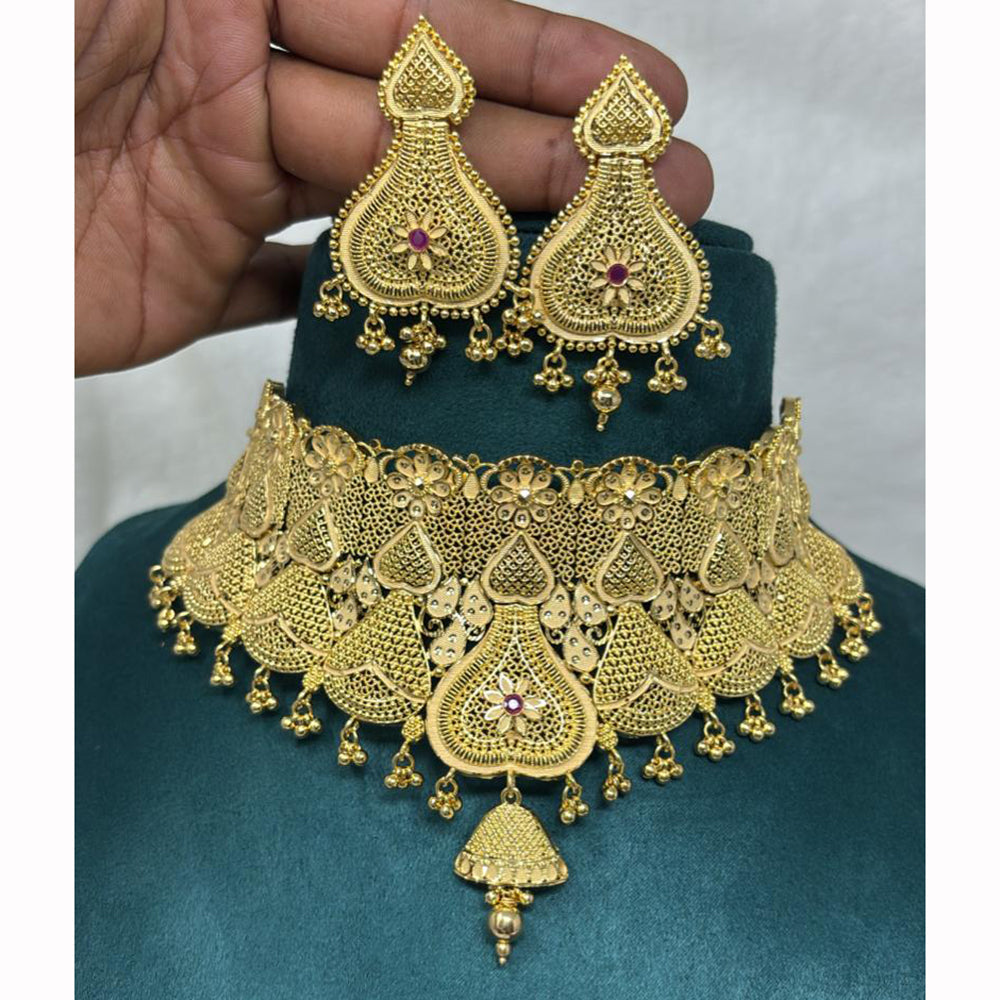 Pari Art Jewellery Glamorous Forming Choker Necklace