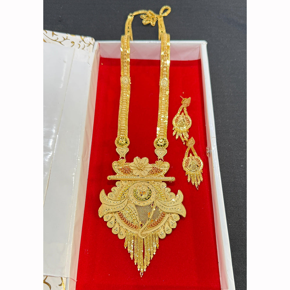 Pari Art Jewellery Stunning Forming Long Necklace Set