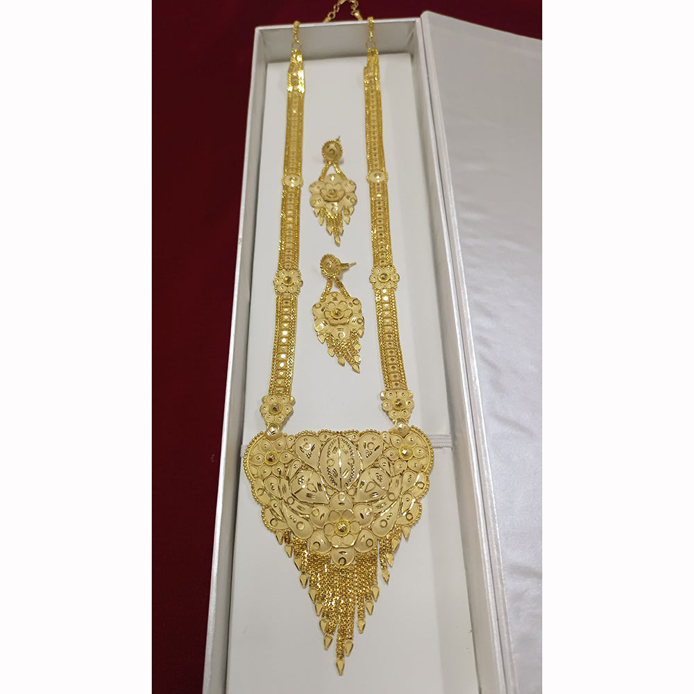 Pari Art Jewellery Stunning Forming Long Necklace Set