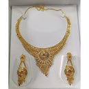 Pari Art Jewellery Trendy Forming Necklace And Matching Earrings Set