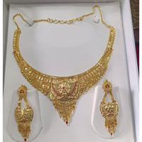 Pari Art Jewellery Trendy Forming Necklace And Matching Earrings Set